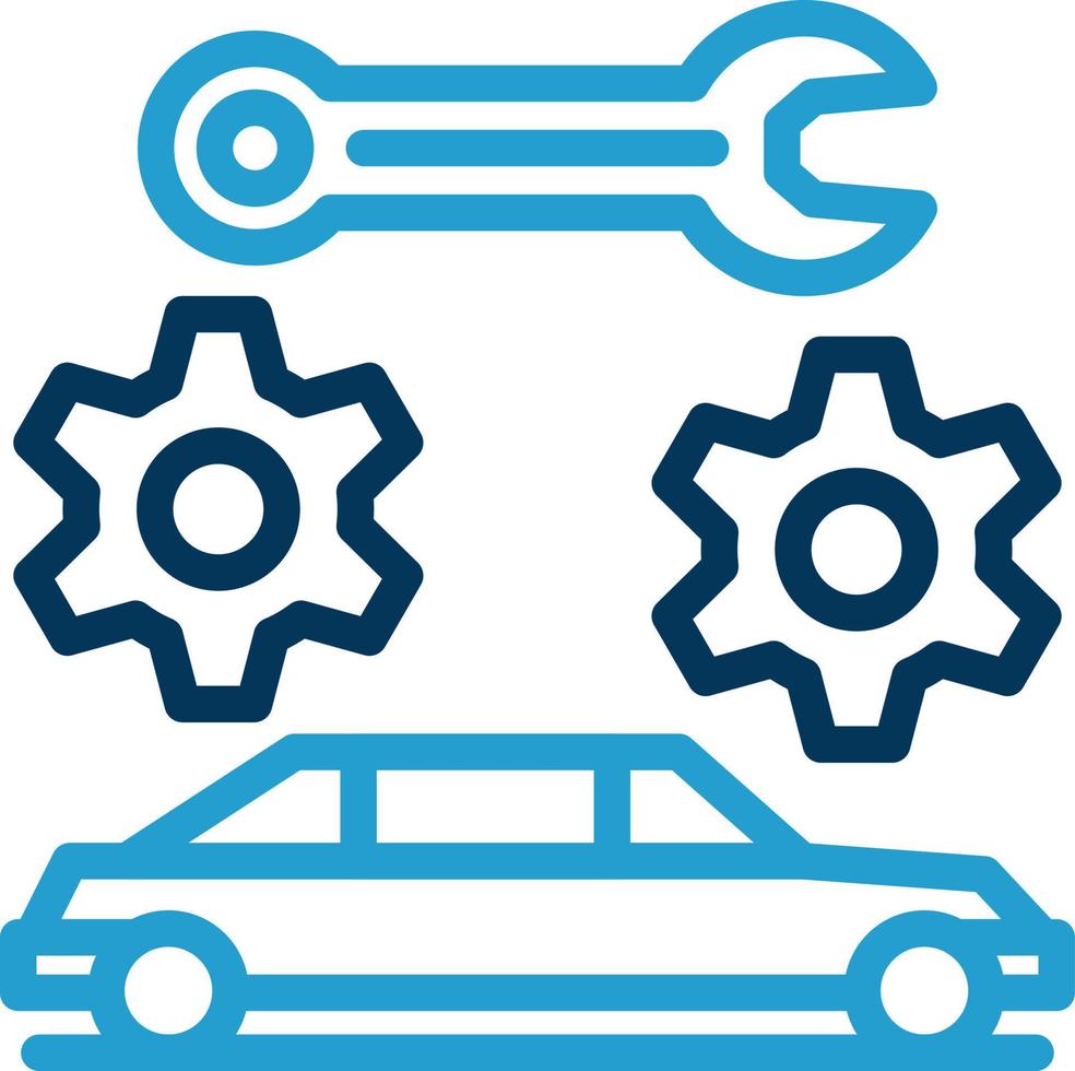 Auto Instandhaltung Vektor Symbol Design