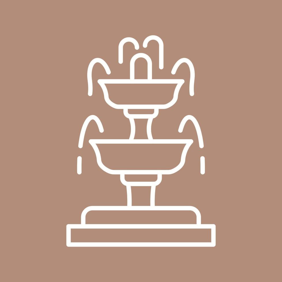 Brunnen-Vektor-Symbol vektor