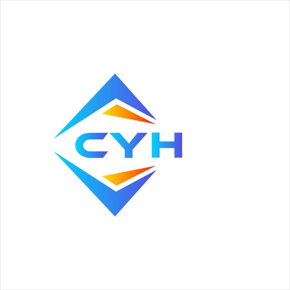 cyh abstrakt teknologi logotyp design på vit bakgrund. cyh kreativ initialer brev logotyp begrepp. vektor