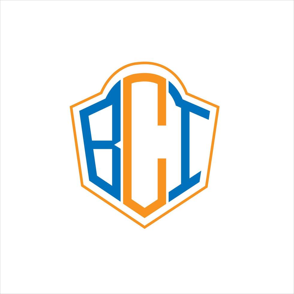 bci abstrakt Monogramm Schild Logo Design auf Weiß Hintergrund. bci kreativ Initialen Brief Logo. vektor