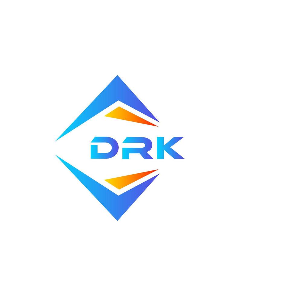 drk abstrakt teknologi logotyp design på vit bakgrund. drk kreativ initialer brev logotyp begrepp. vektor