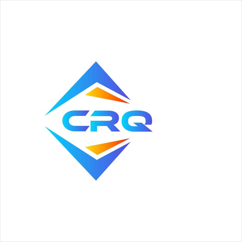 crq abstrakt teknologi logotyp design på vit bakgrund. crq kreativ initialer brev logotyp begrepp. vektor