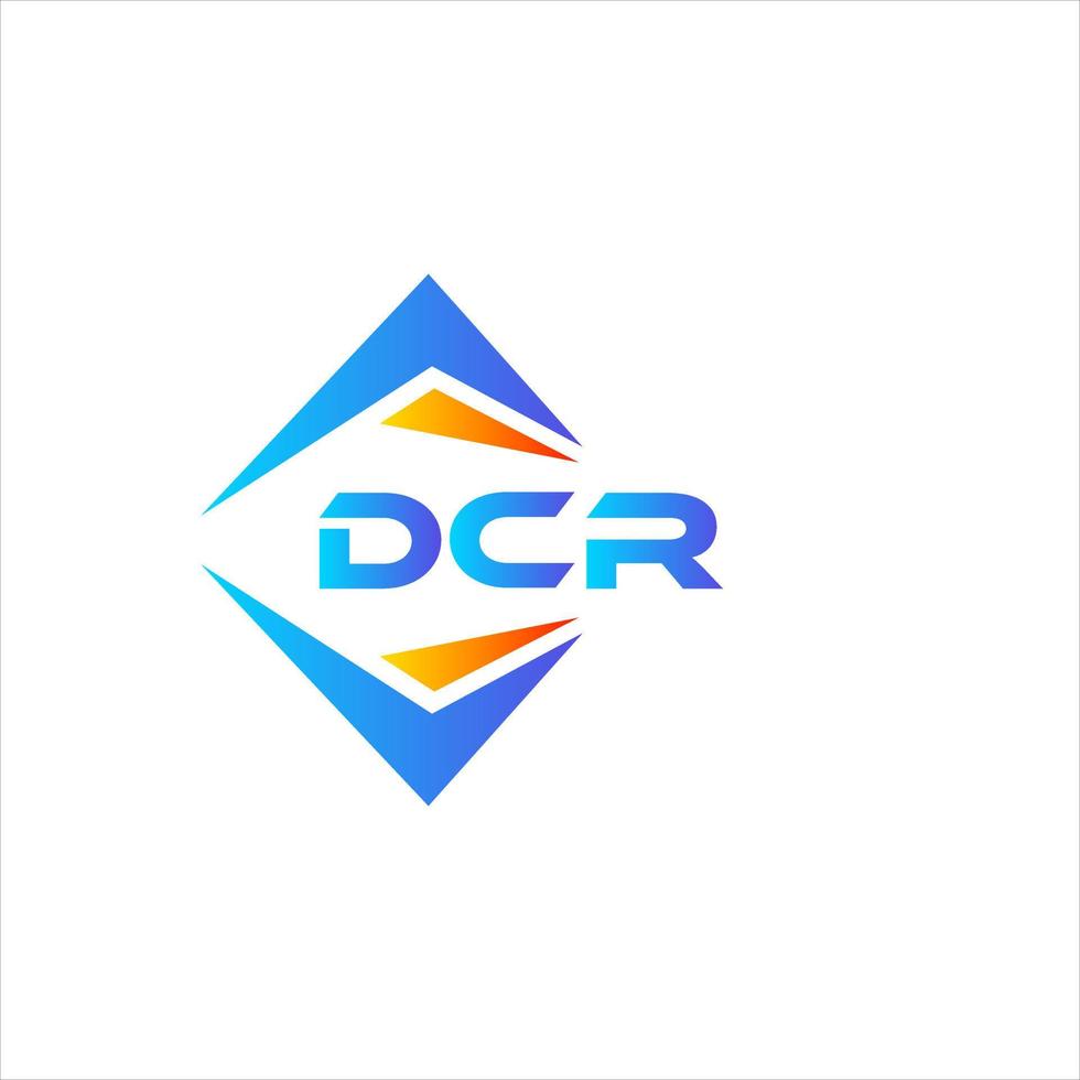 dcr abstrakt Technologie Logo Design auf Weiß Hintergrund. dcr kreativ Initialen Brief Logo Konzept. vektor