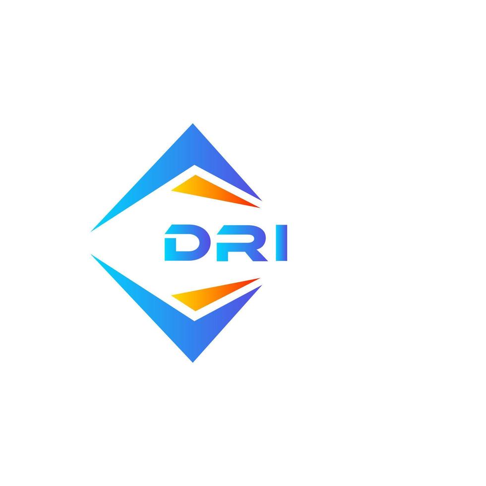 dri abstrakt Technologie Logo Design auf Weiß Hintergrund. dri kreativ Initialen Brief Logo Konzept. vektor