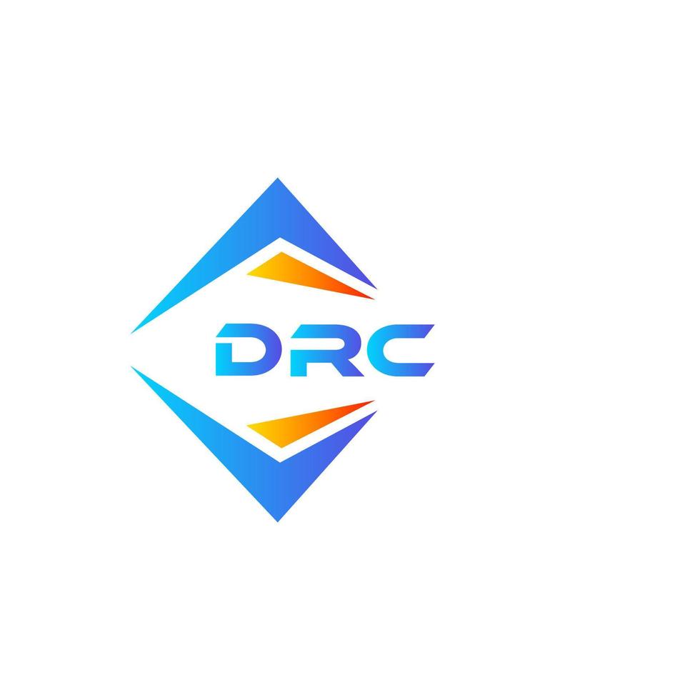drc abstrakt teknologi logotyp design på vit bakgrund. drc kreativ initialer brev logotyp begrepp. vektor