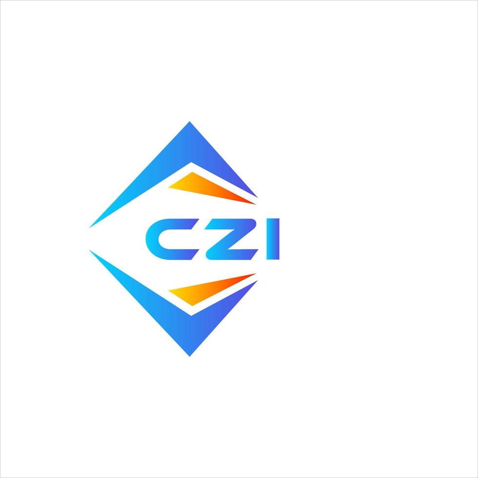 czi abstrakt teknologi logotyp design på vit bakgrund. czi kreativ initialer brev logotyp begrepp. vektor