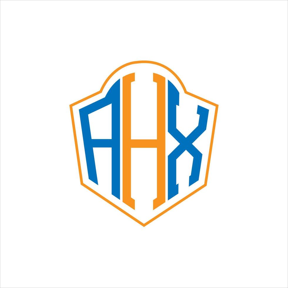 ahx abstrakt Monogramm Schild Logo Design auf Weiß Hintergrund. ahx kreativ Initialen Brief Logo. vektor