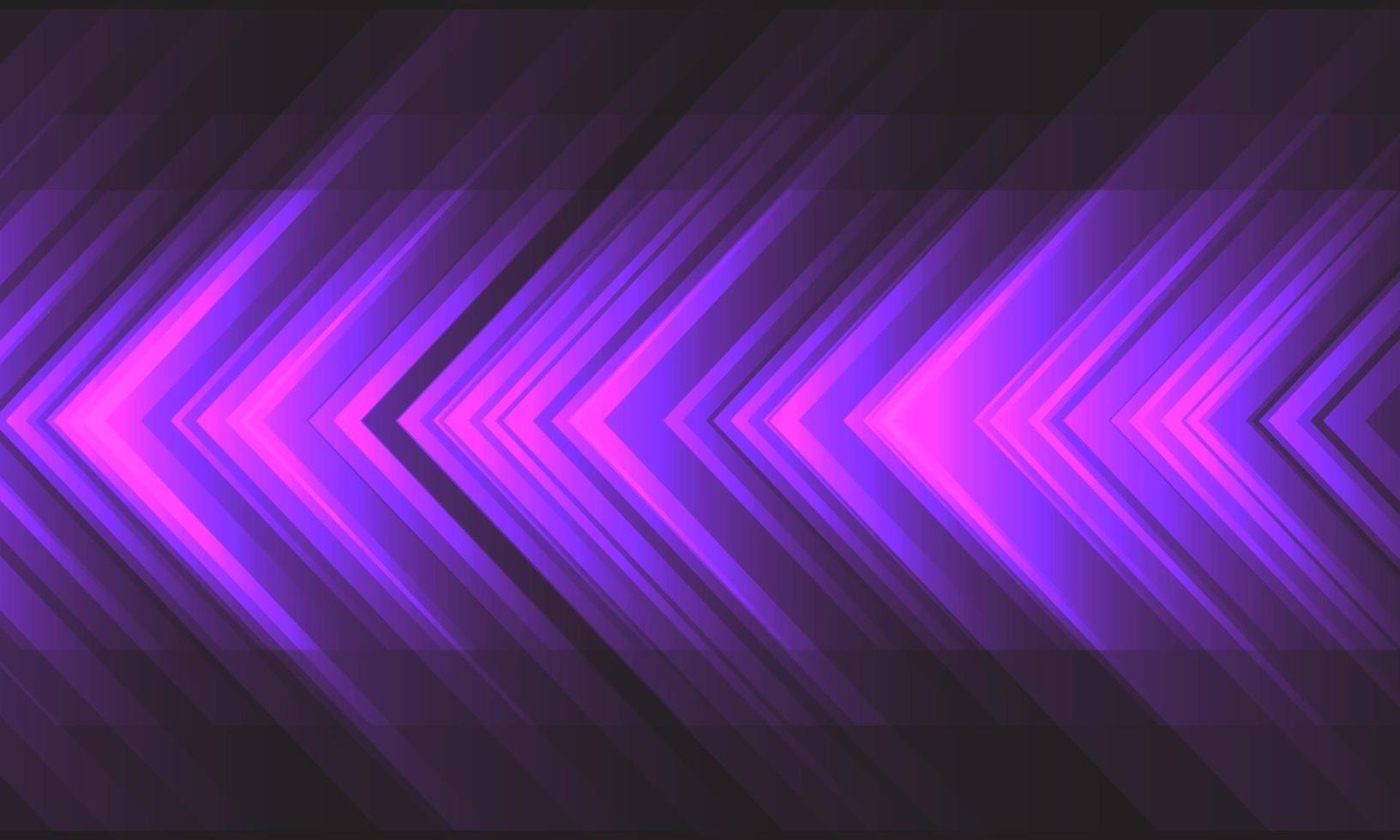 abstrakt violett ljus pil hastighet energi på mörkgrå design modern futuristisk bakgrund teknik vektorillustration. vektor