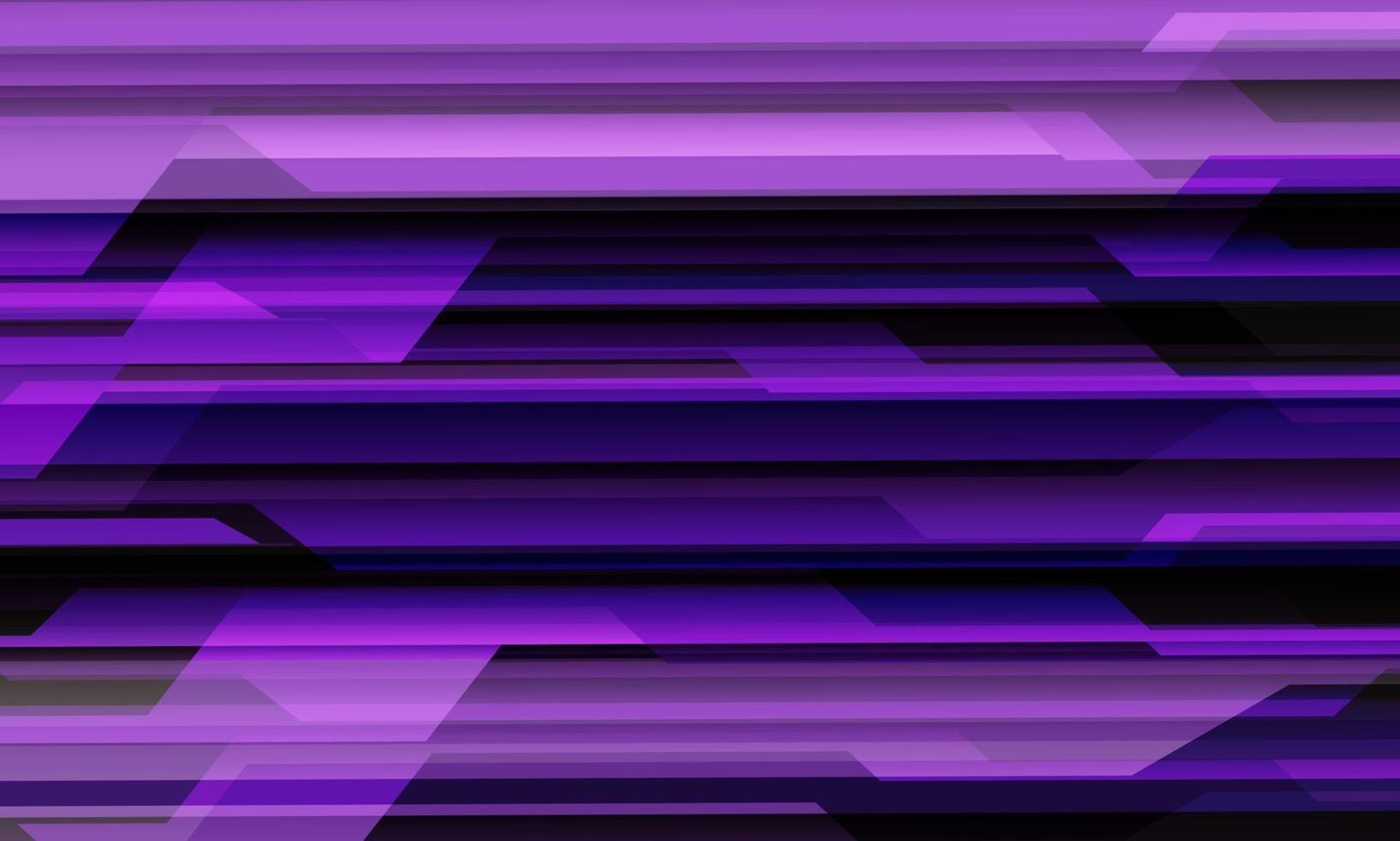 abstrakt violett svart cyber krets geometrisk mönster design modern teknik futuristisk bakgrund vektorillustration. vektor