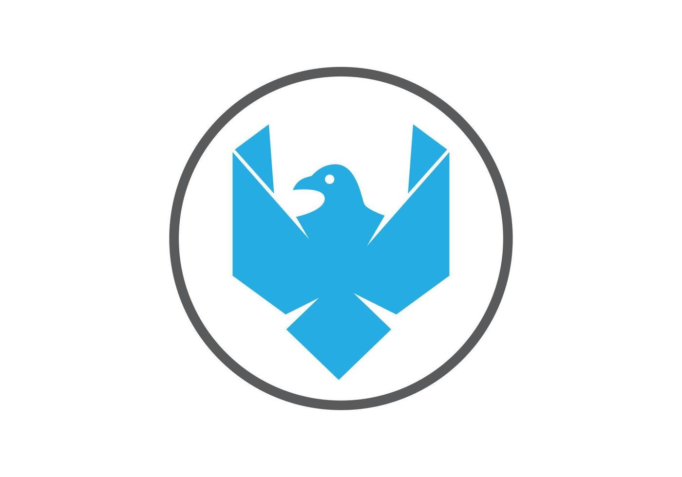 Vogel-Logo-Design vektor