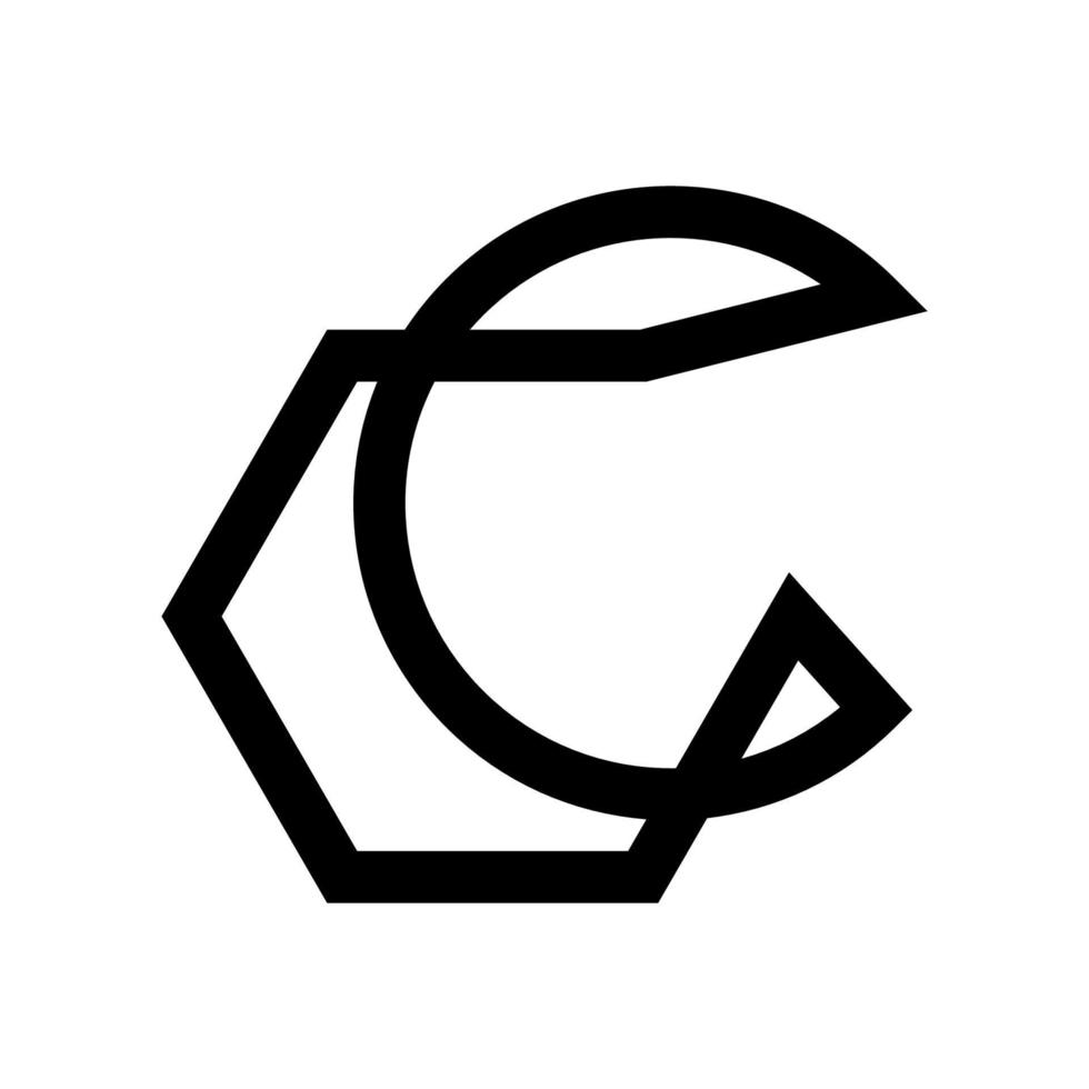 Brief c Symbol Illustration Vektor