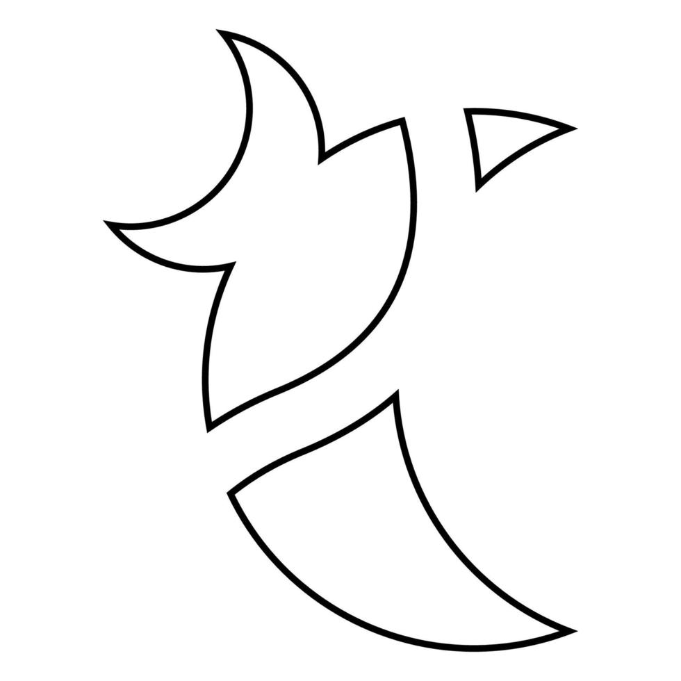 brev c ikon illustration vektor