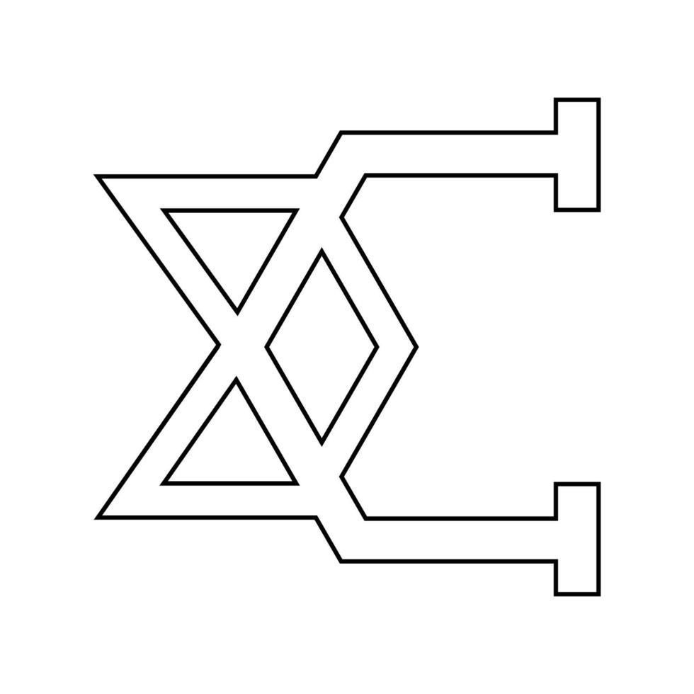 Brief c Symbol Illustration Vektor