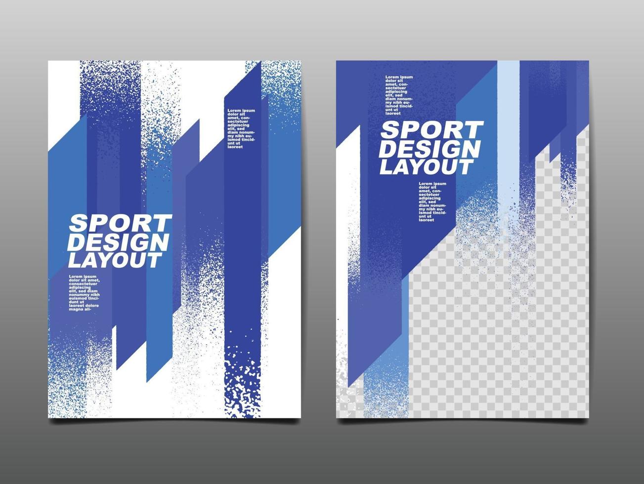 Sportdesign-Layout, Vorlagendesign, Sporthintergrund, dynamisches Poster, Pinselgeschwindigkeitsbanner, Vektorillustration. vektor