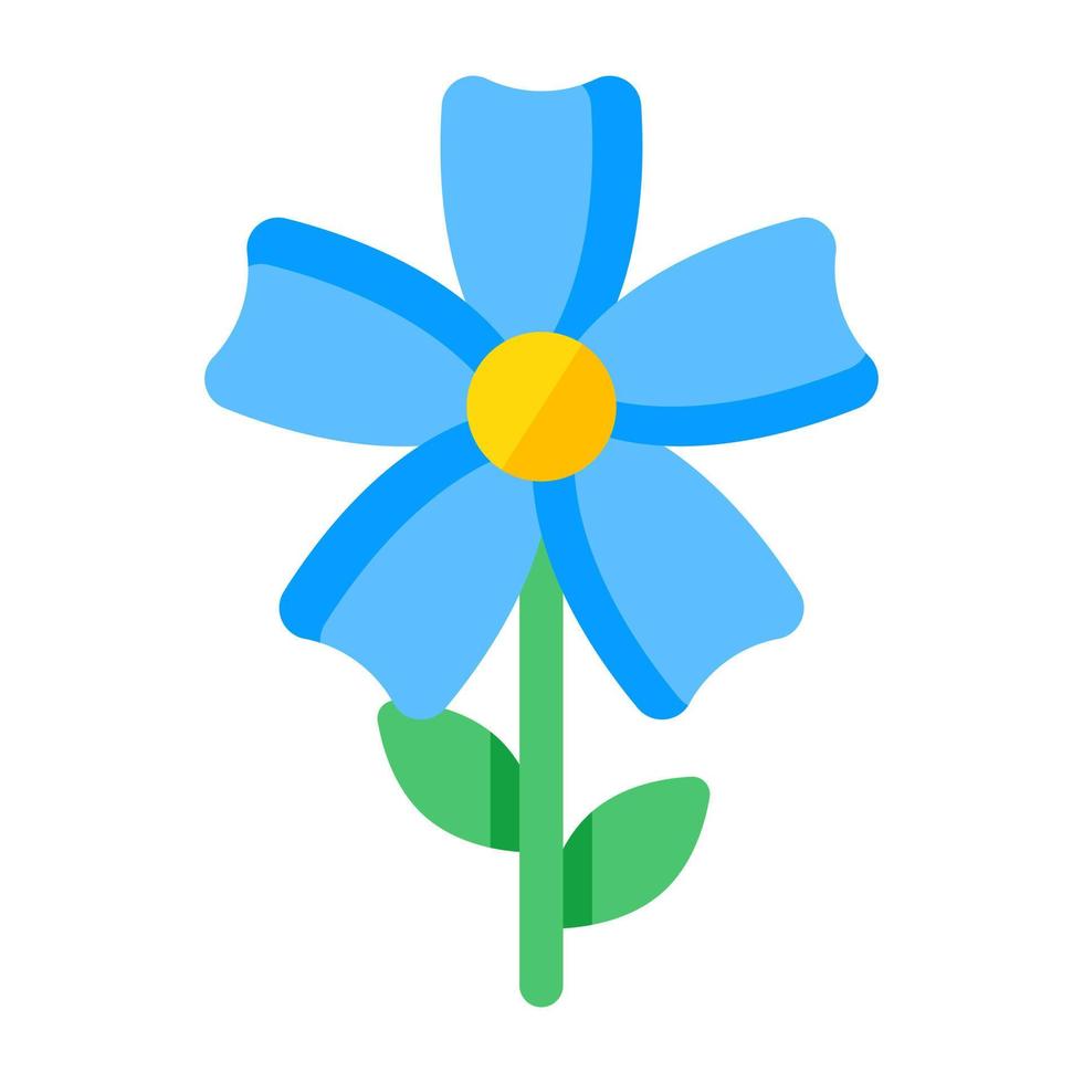 vektor design av blomma, platt ikon