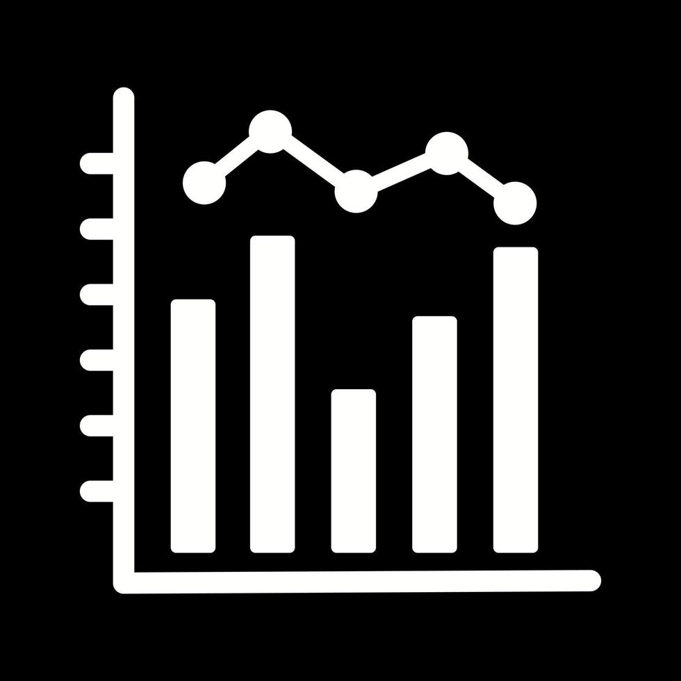 Histogramm-Vektorsymbol vektor