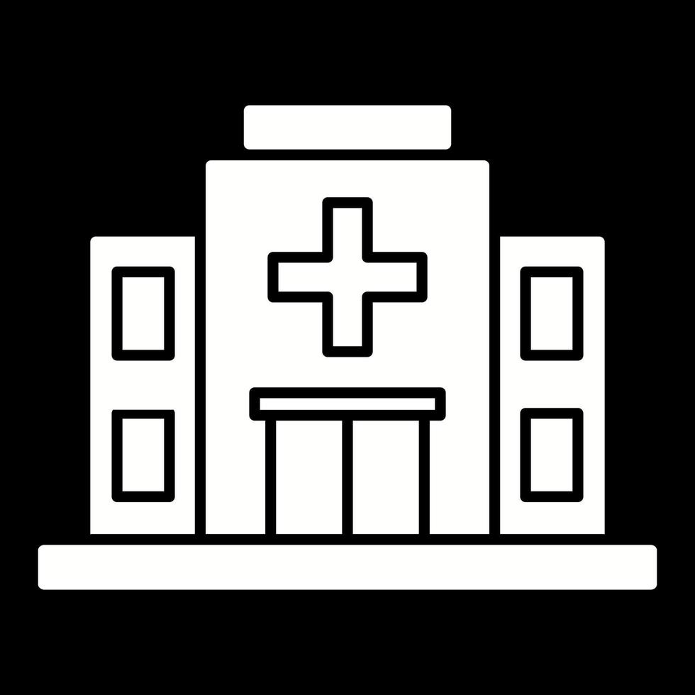 Krankenhaus-Vektor-Symbol vektor