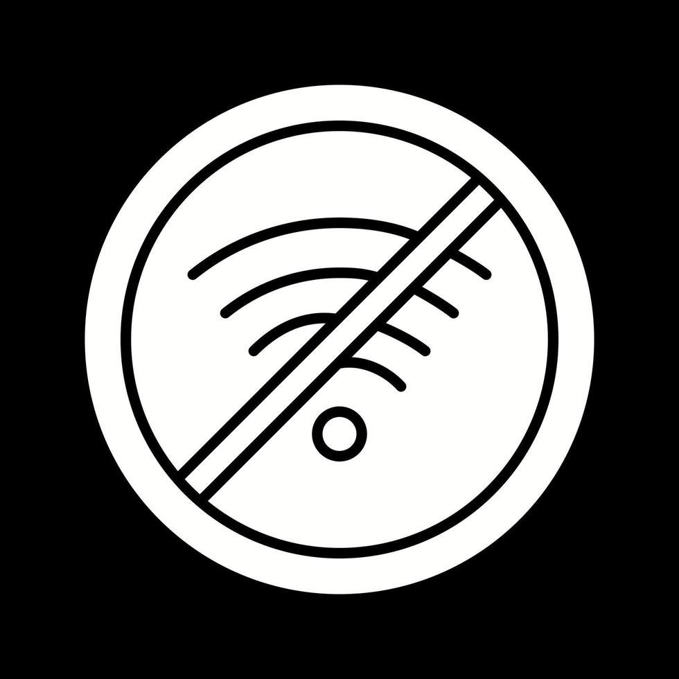 kein WLAN-Vektorsymbol vektor