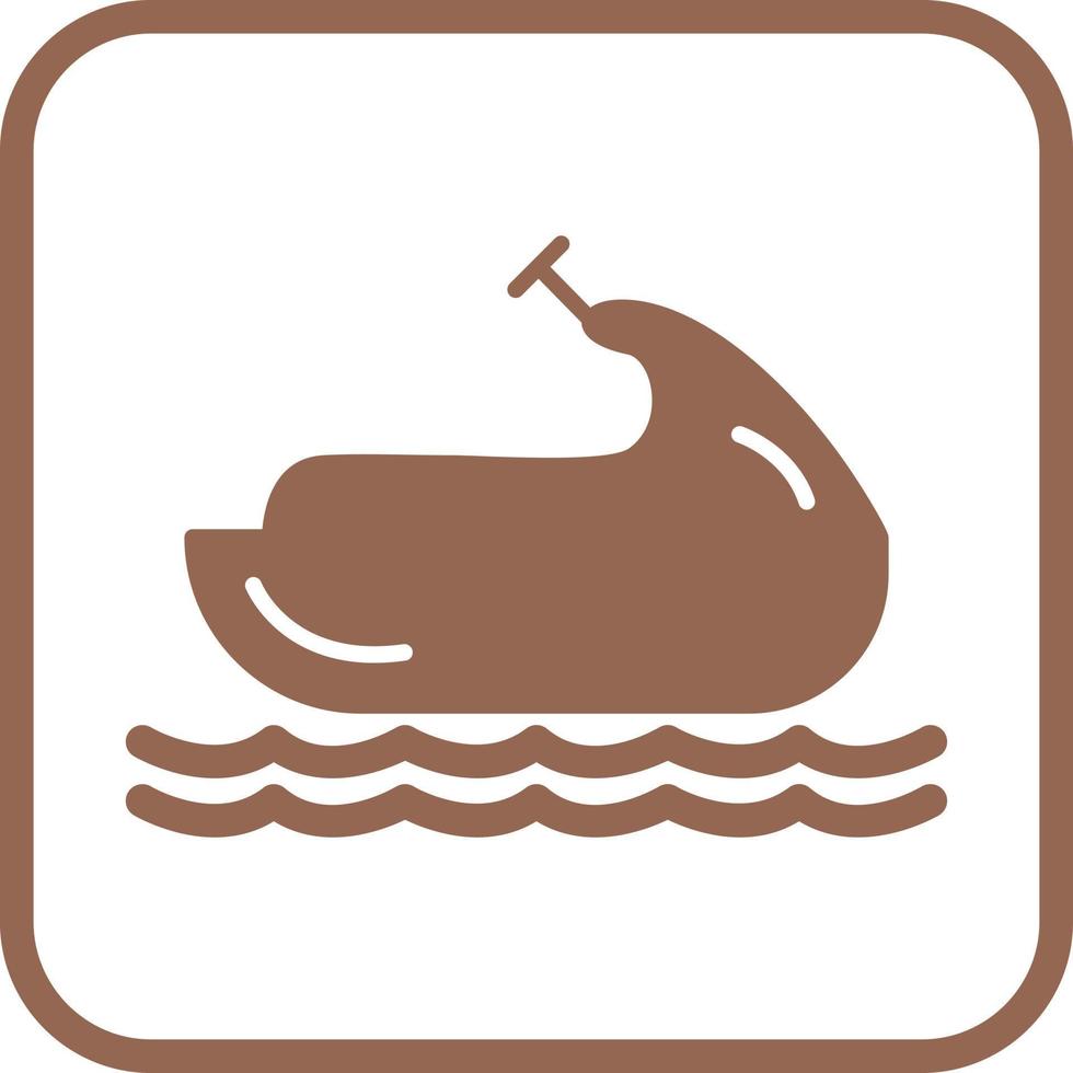 Jet-Ski-Vektorsymbol vektor