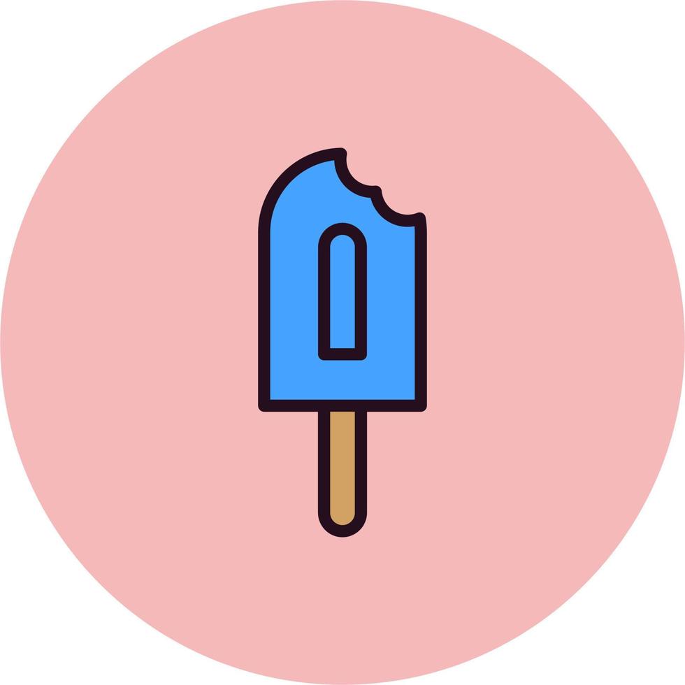 Eis am Stiel Eis Sahne Vektor Symbol