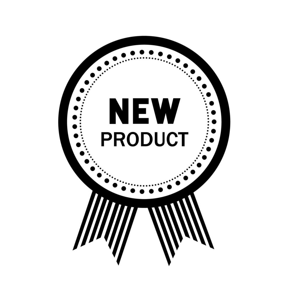 Neu Produkt Banner. Neu Produkt Etikette Abzeichen. Symbol Neu Produkt. Geschäft Abzeichen Symbol. eben Vektor. vektor