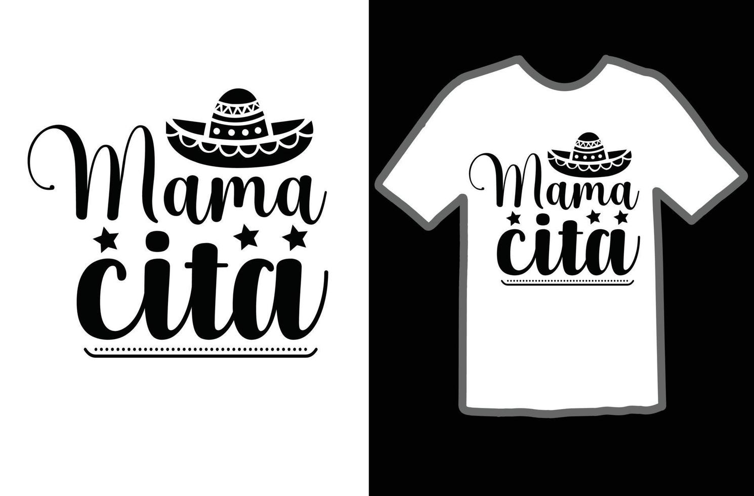 mamma cita svg t skjorta design vektor