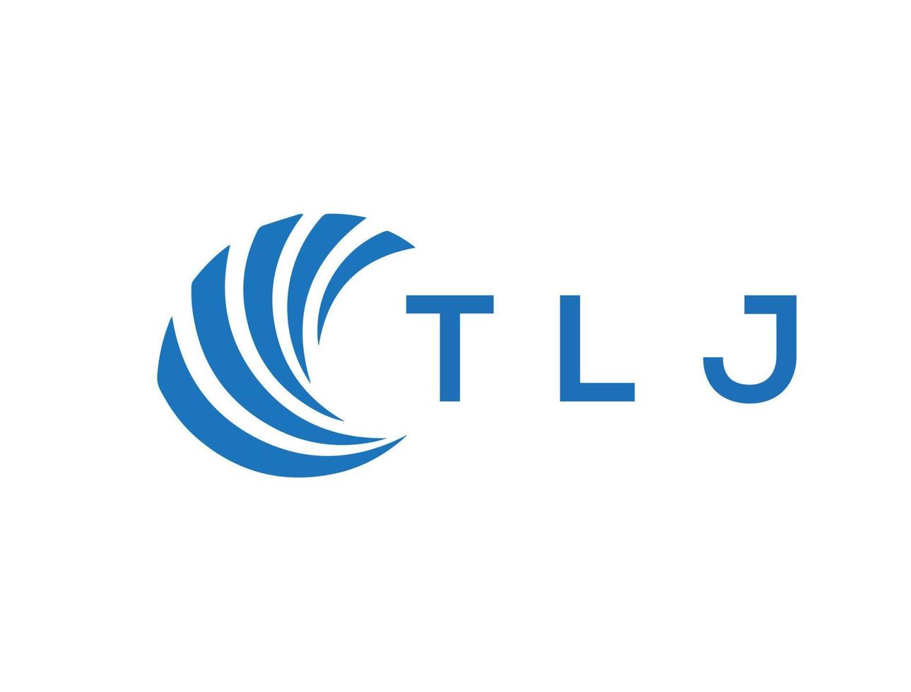 tlj brev logotyp design på vit bakgrund. tlj kreativ cirkel brev logotyp begrepp. tlj brev design. vektor