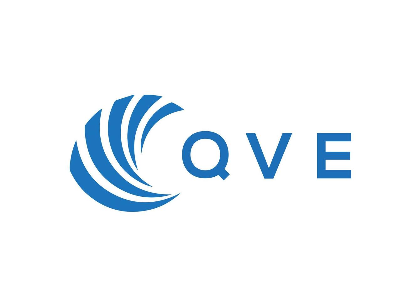 qve Brief Logo Design auf Weiß Hintergrund. qve kreativ Kreis Brief Logo Konzept. qve Brief Design. vektor