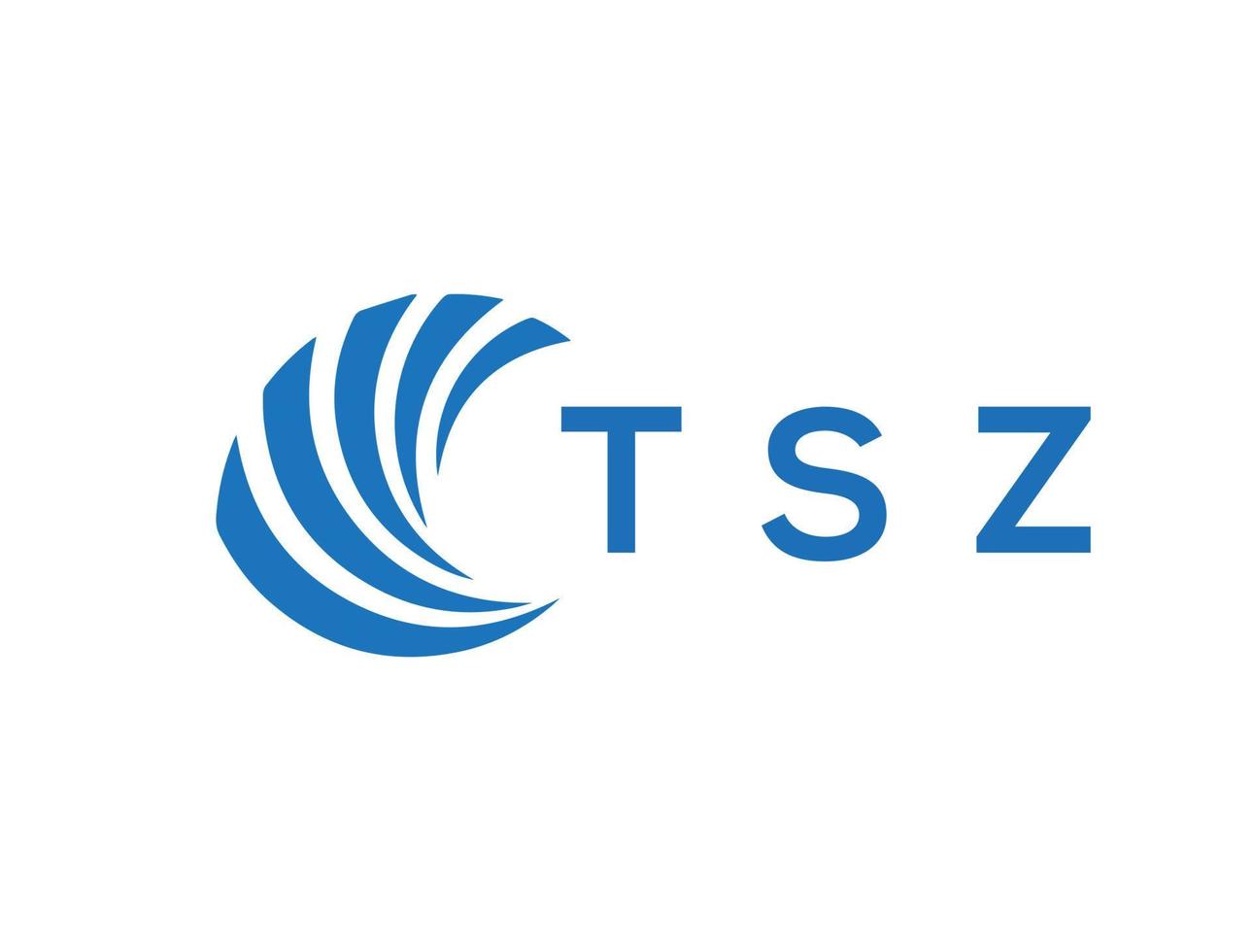 tsz Brief Logo Design auf Weiß Hintergrund. tsz kreativ Kreis Brief Logo Konzept. tsz Brief Design. vektor