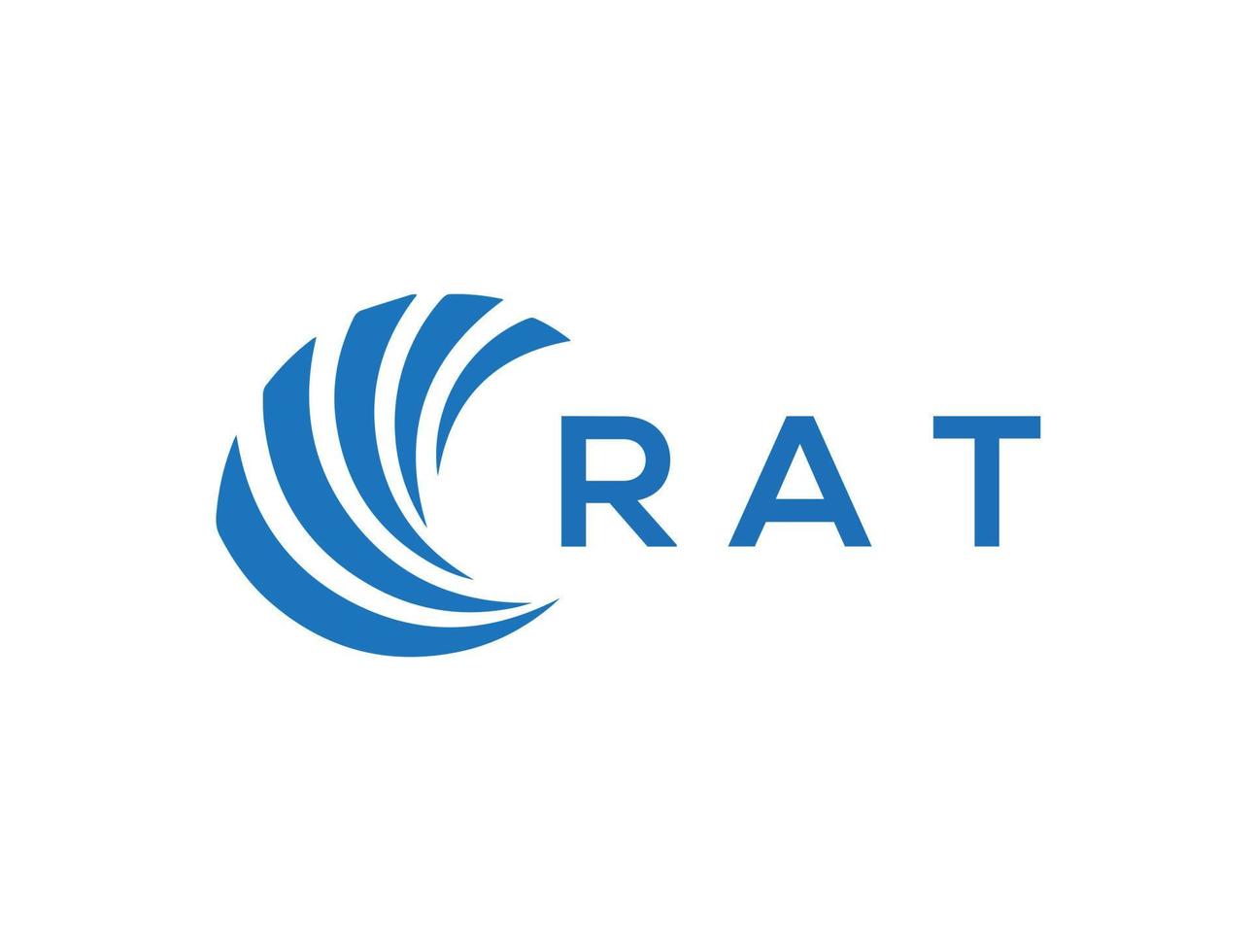 Ratte Brief Logo Design auf Weiß Hintergrund. Ratte kreativ Kreis Brief Logo Konzept. Ratte Brief Design. vektor