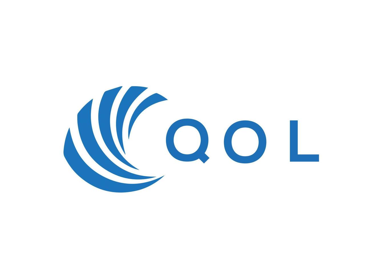 qol Brief Logo Design auf Weiß Hintergrund. qol kreativ Kreis Brief Logo Konzept. qol Brief Design. vektor