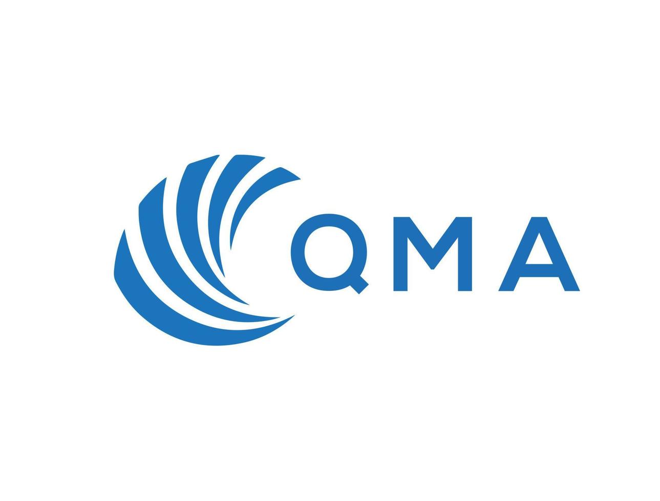 qm Brief Logo Design auf Weiß Hintergrund. qm kreativ Kreis Brief Logo Konzept. qm Brief Design. vektor