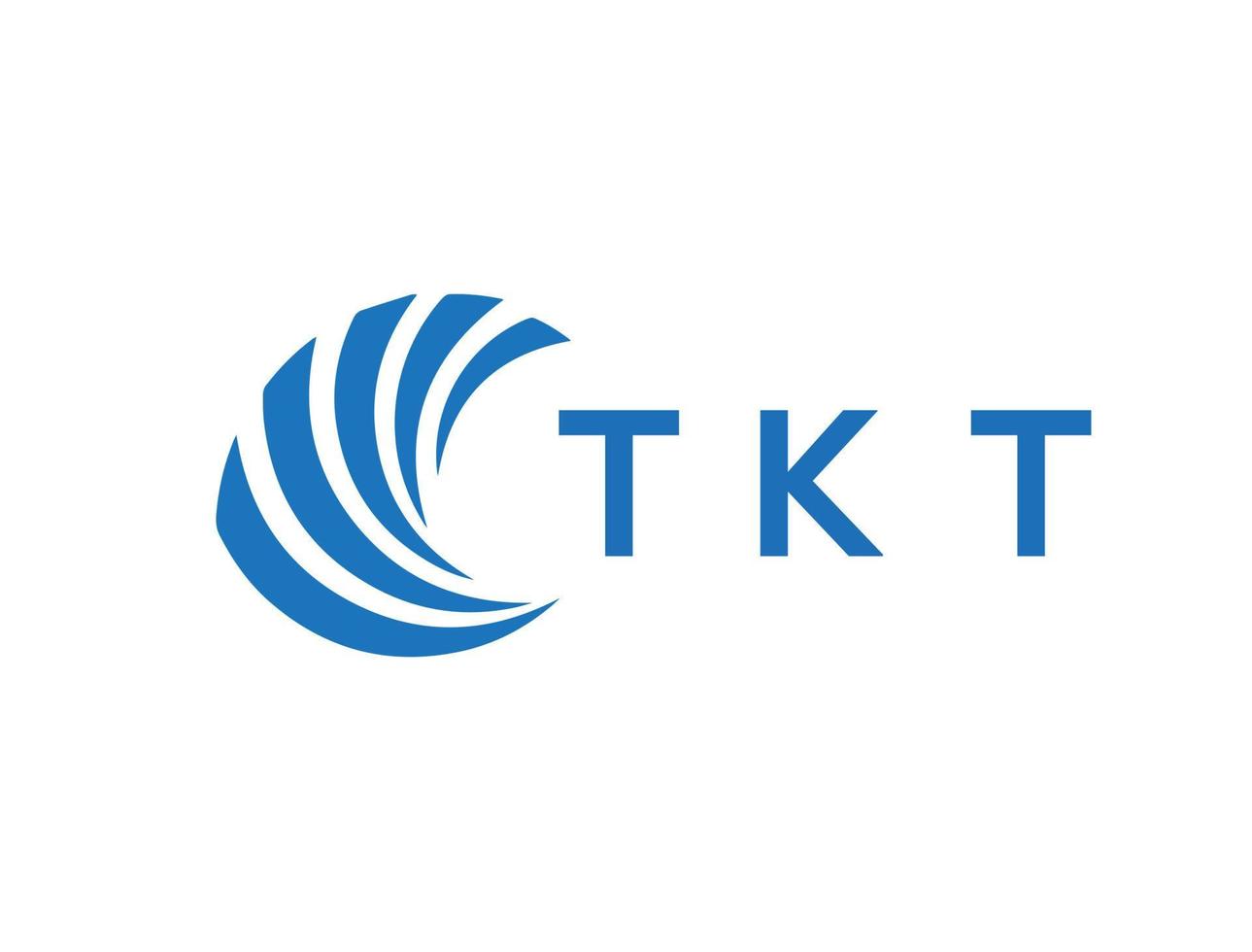 tkt brev logotyp design på vit bakgrund. tkt kreativ cirkel brev logotyp begrepp. tkt brev design. vektor