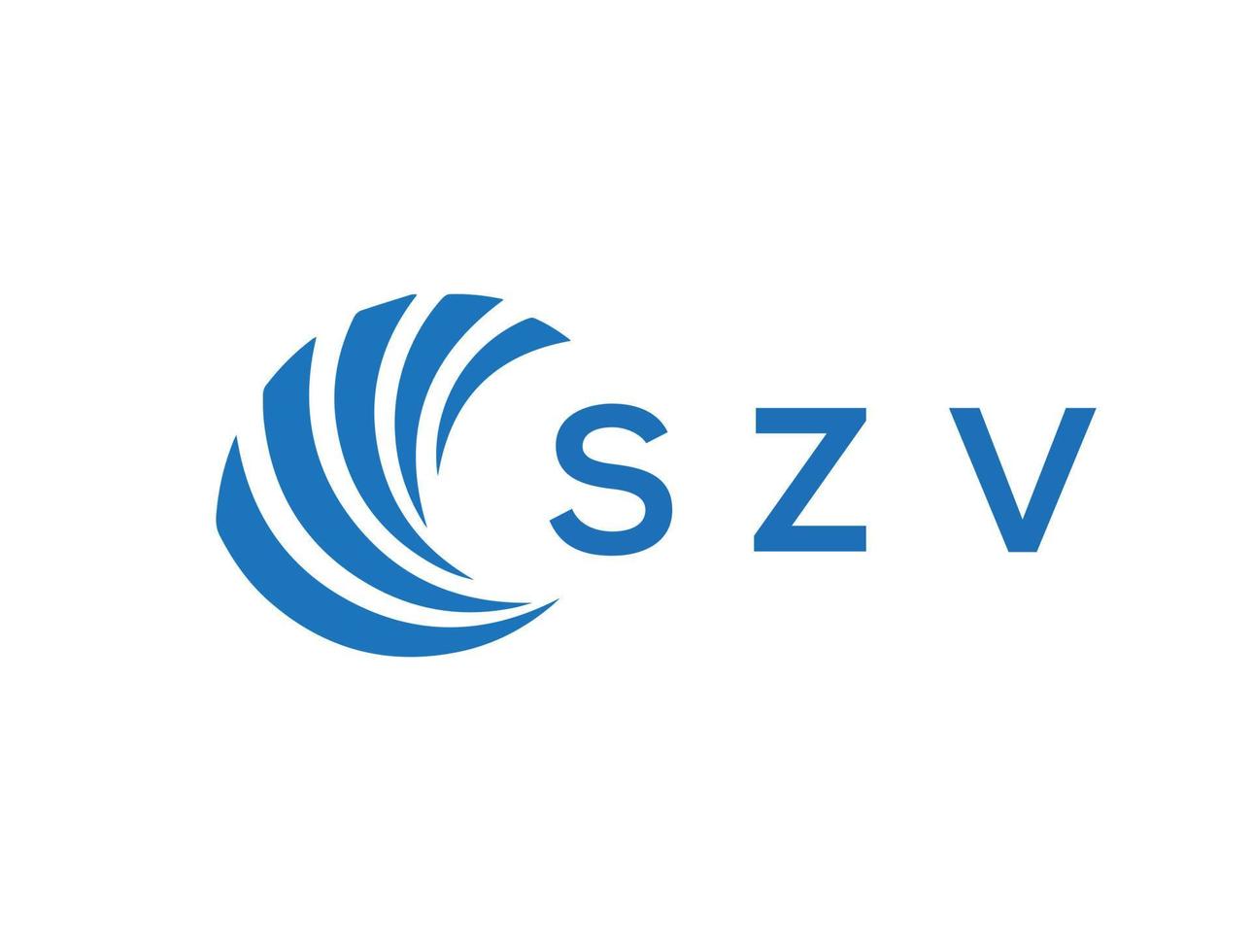 szv Brief Logo Design auf Weiß Hintergrund. szv kreativ Kreis Brief Logo Konzept. szv Brief Design. vektor