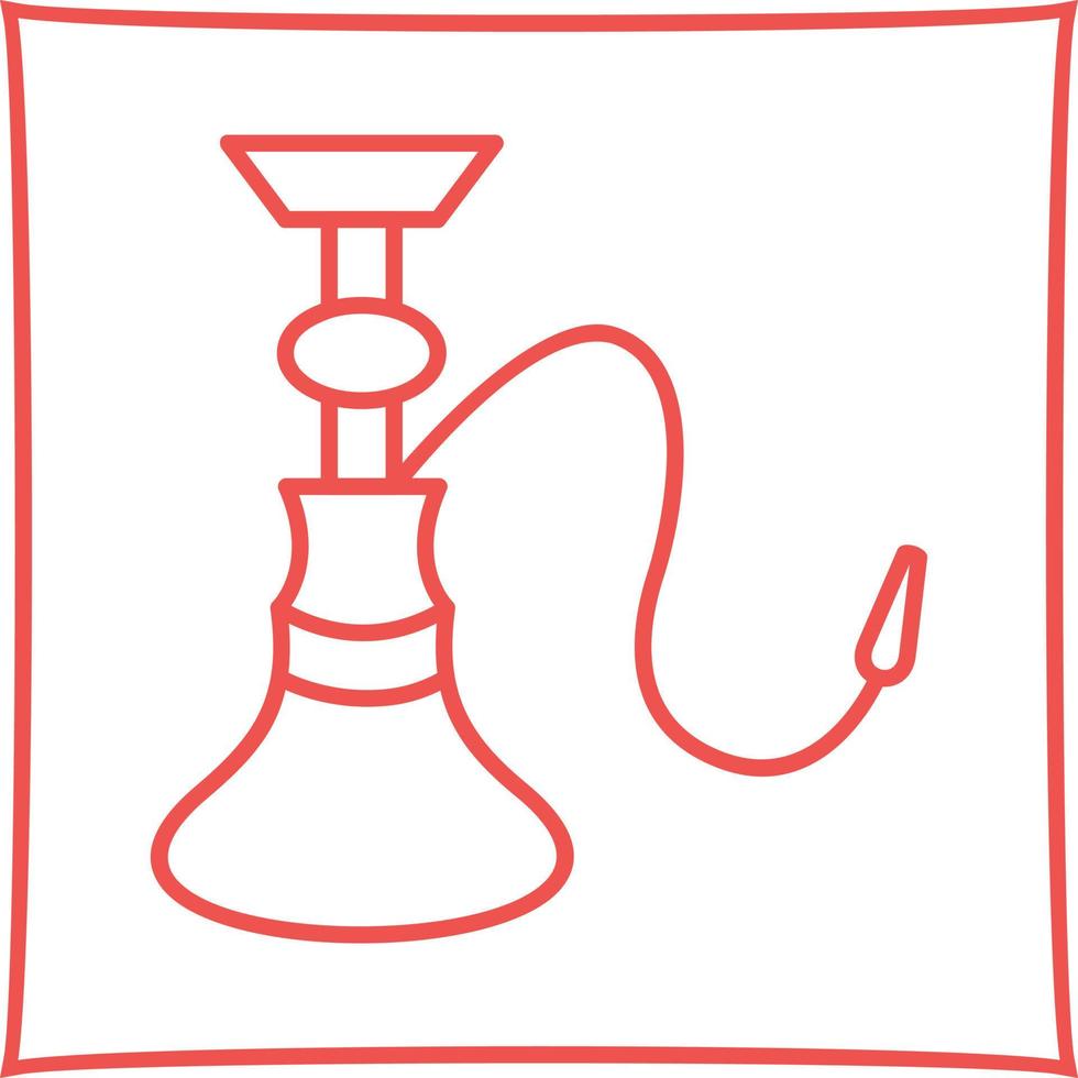 einzigartiges Shisha-Vektorsymbol vektor