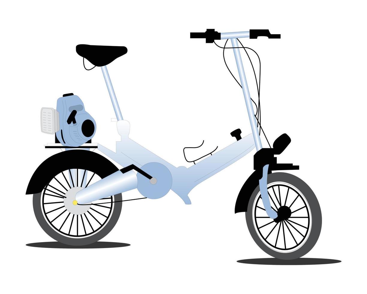 mit dem Fahrrad Vektor Illustration