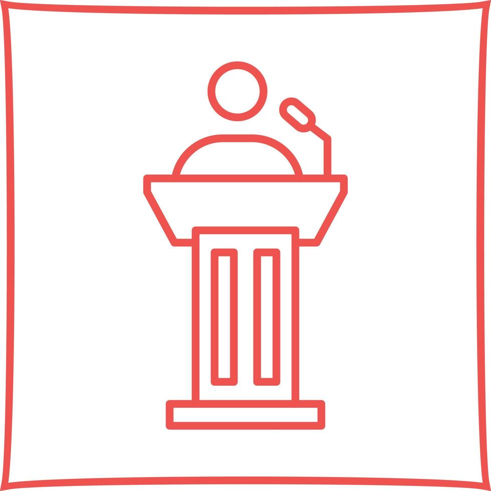 Podium-Vektor-Symbol vektor