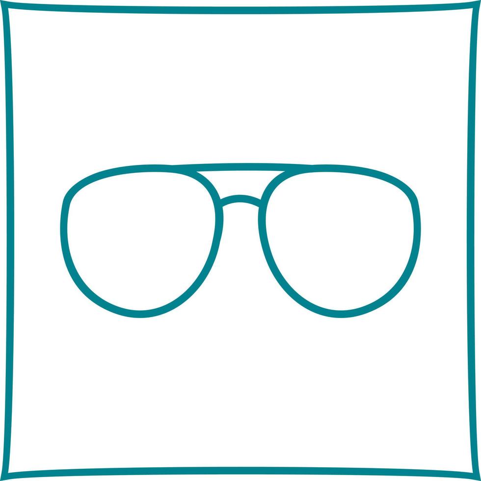 unik glasögon vektor ikon