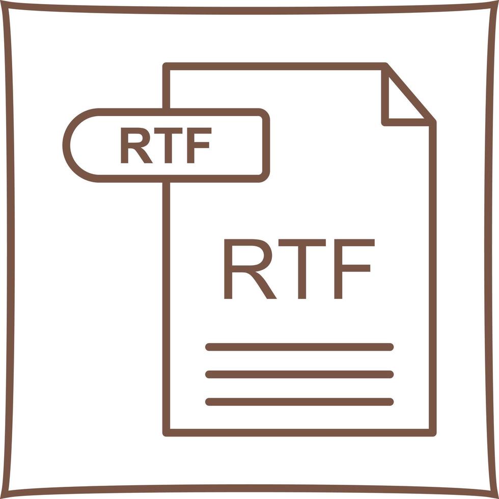 RTF-Vektorsymbol vektor