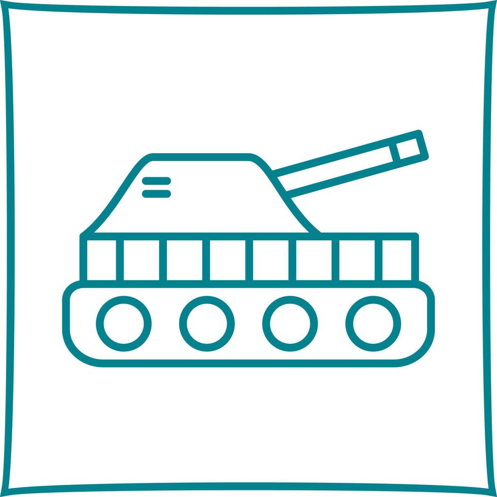 Tank-Vektor-Symbol vektor