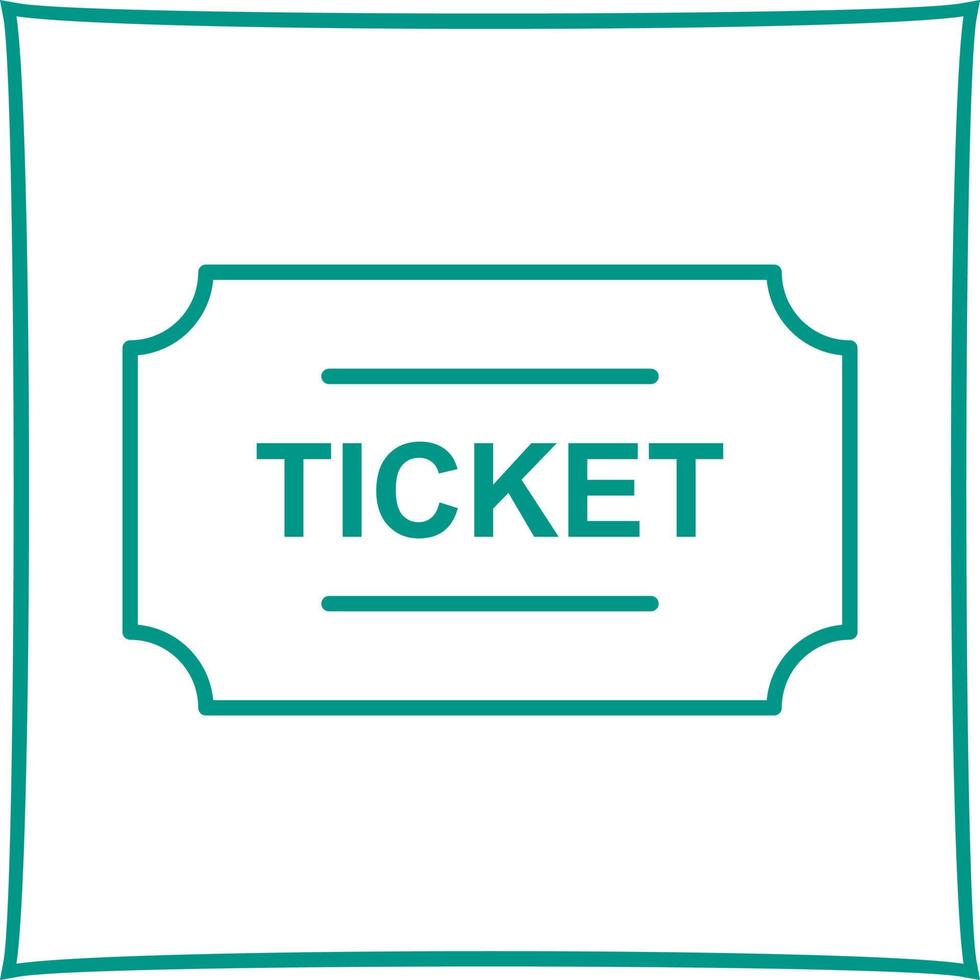 Ticket-Vektor-Symbol vektor