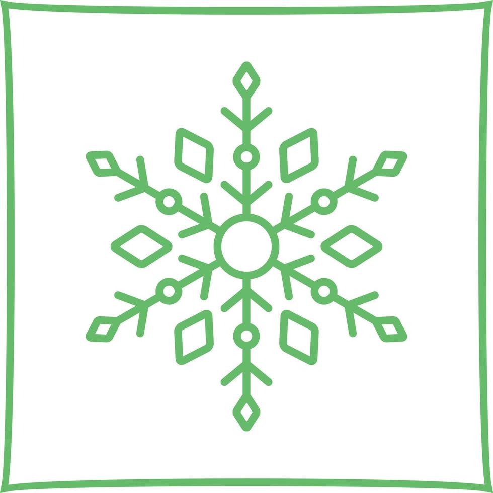 Schneeflocken-Vektor-Symbol vektor