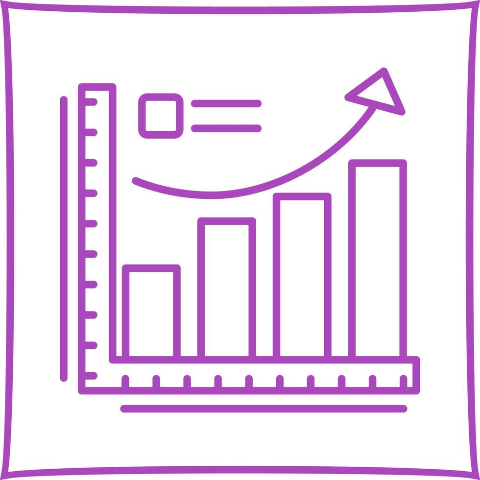 tillväxt Diagram vektor ikon