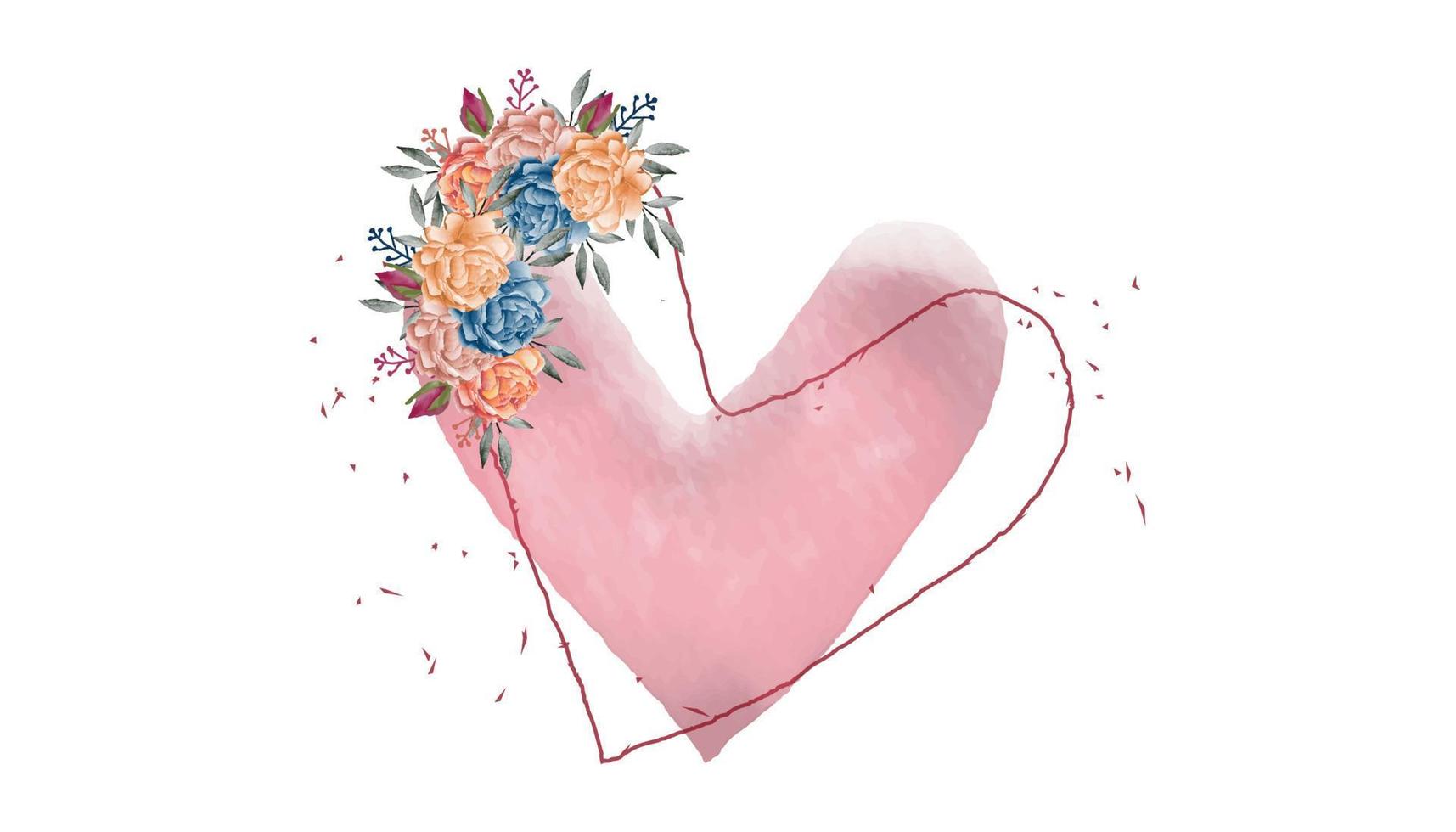 Aquarell Blumen- einstellen isoliert auf Weiß Sammlung von Rosen, Blätter, Geäst bündeln im Pastell- Rosa, grau, Grün, botanisch Illustration. verwenden zum Menüs, Einladungen, Hochzeit Design usw. vektor