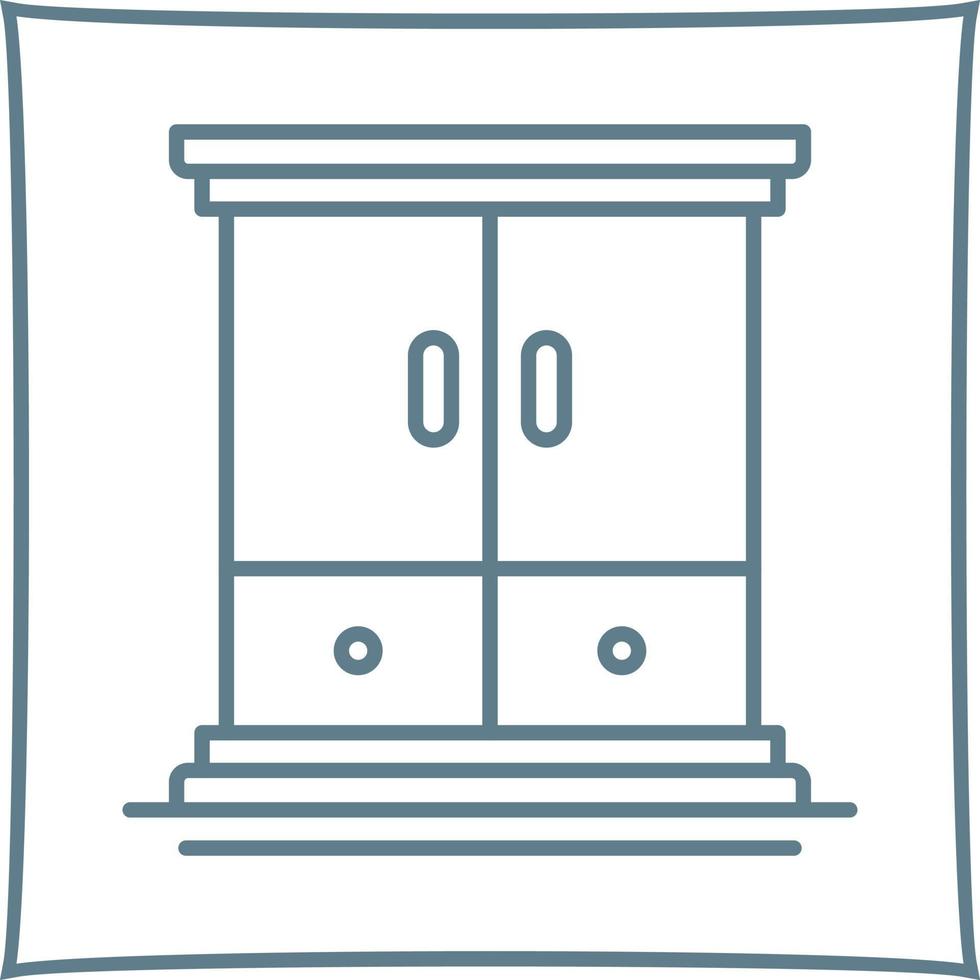 Kleiderschrank-Vektor-Symbol vektor