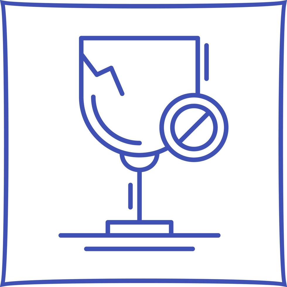 Glas-Vektor-Symbol vektor