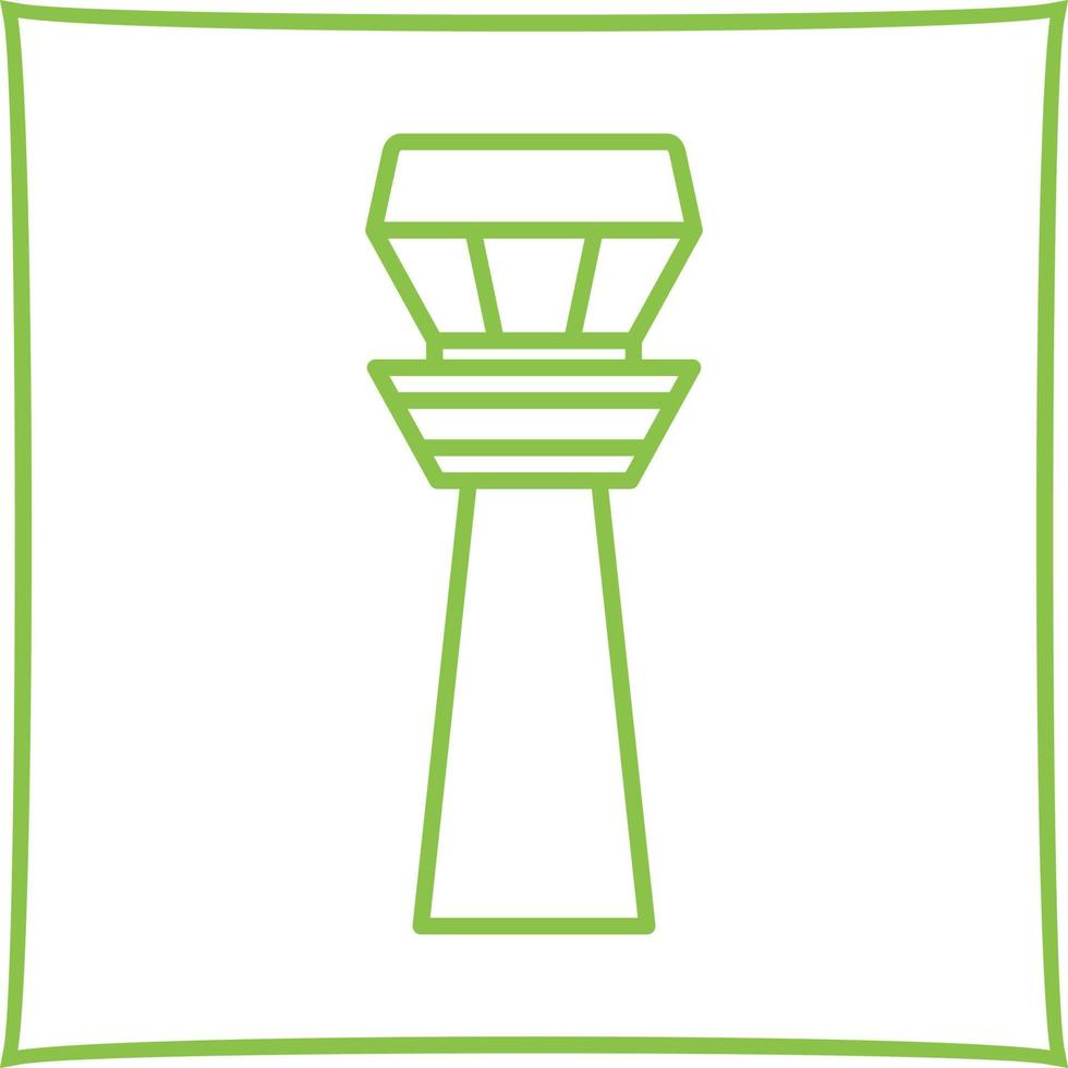 Kontrollturm-Vektorsymbol vektor