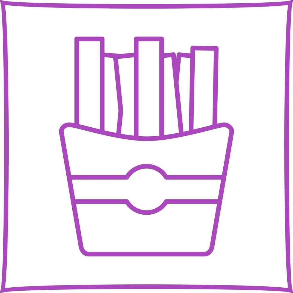 Pommes-Vektor-Symbol vektor