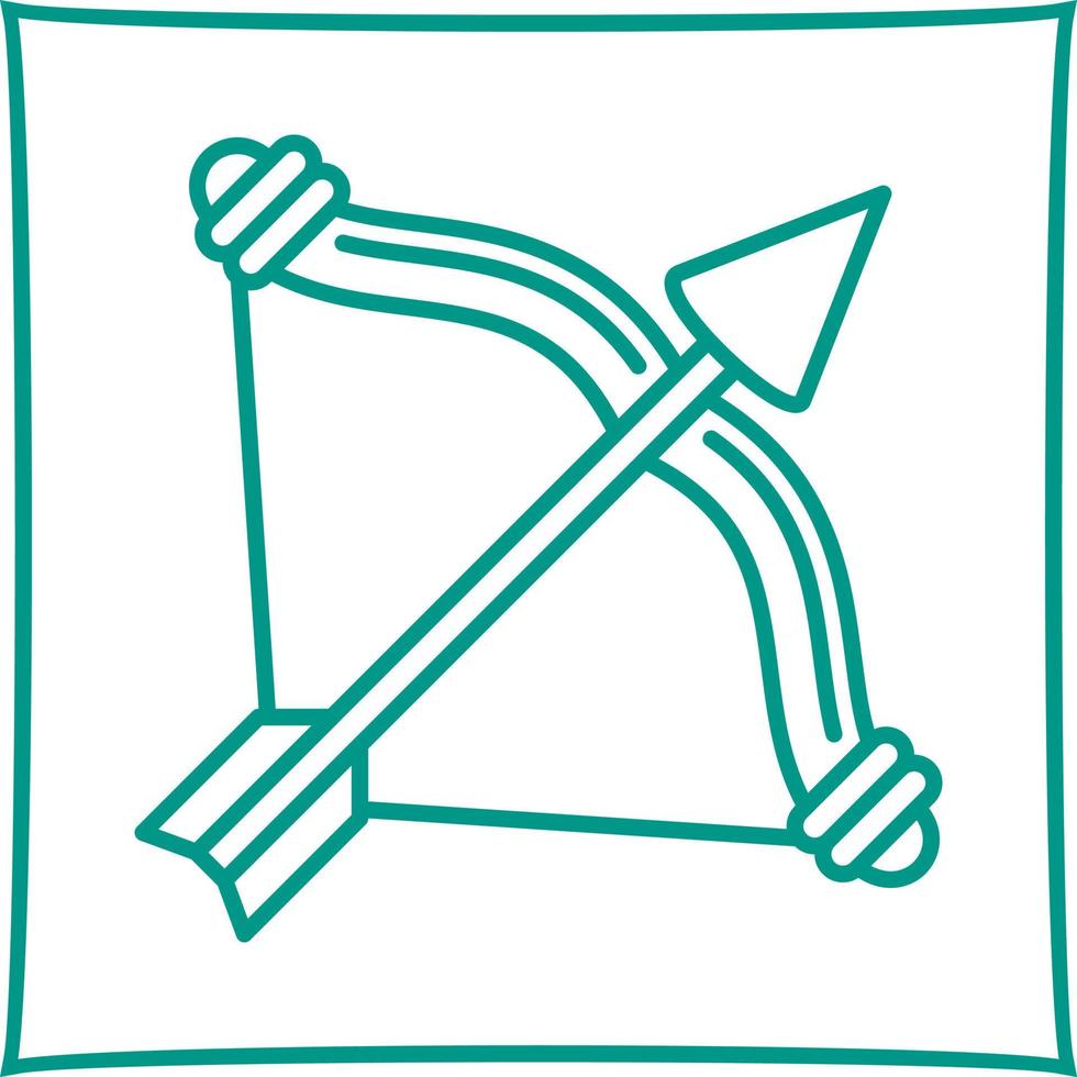 Bogen-Vektor-Symbol vektor