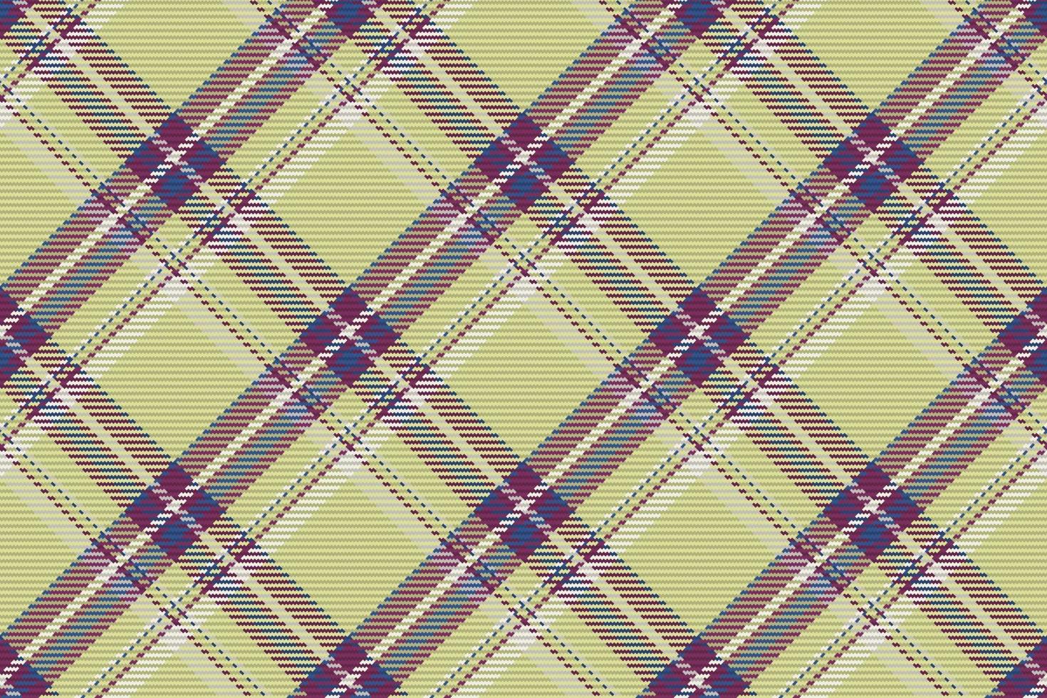 Nahtloses Muster aus schottischem Tartan-Plaid. wiederholbarer hintergrund mit karierter stoffstruktur. Vektorhintergrund gestreifter Textildruck. vektor